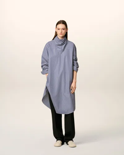 Ami Alexandre Mattiussi Ami 'bandana Blouse' Shirt In Blue