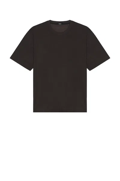 Theory Soris T-light Crewneck T-shirt In Black