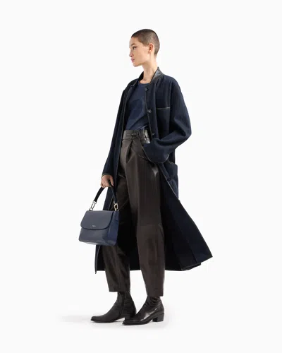 Giorgio Armani Black Leather Pant