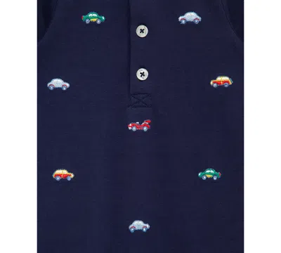 Little Me Baby Boys Cars Coverall & Socks, 2 Piece Set In Black