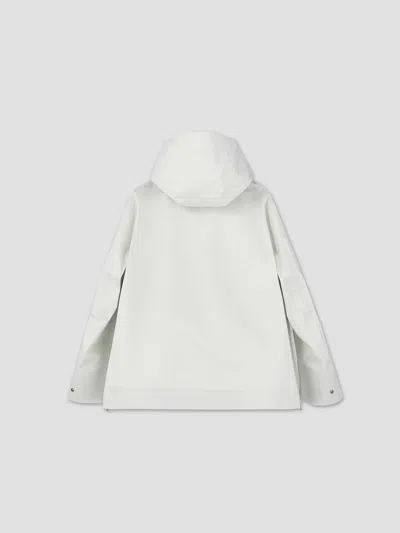 Goldwin Zip-up Hooded Jacket In White