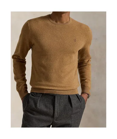 Polo Ralph Lauren Ralph Lauren Luxurious 100% Wool Sweater In Brown