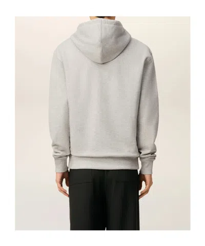 Ami Alexandre Mattiussi Ami Classic Crewneck Sweater With Ribbed Cuffs In Gray