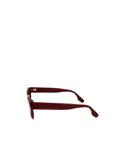 Victoria Beckham Vb602s 604 Rectangle Sunglasses In Orange