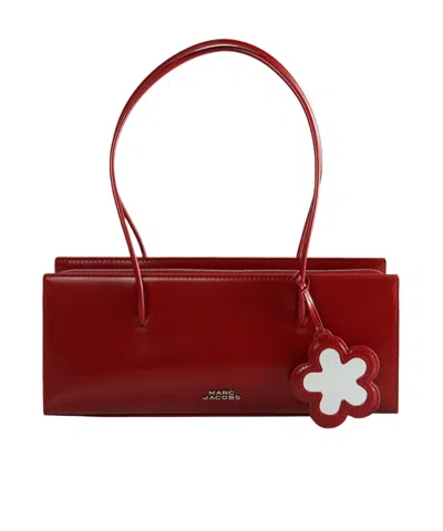 Marc Jacobs The Satchel Bag Double Handles In Burgundy