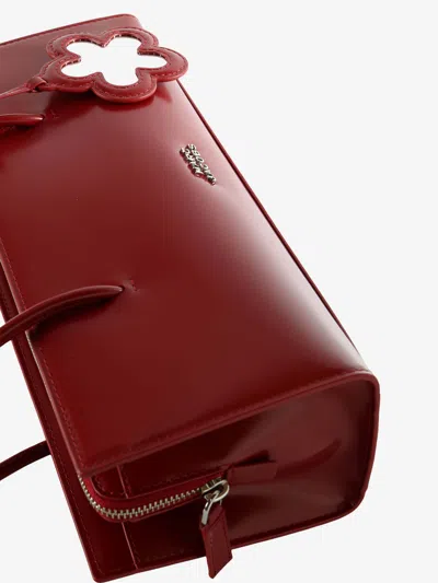 Marc Jacobs The Satchel Bag Double Handles In Burgundy