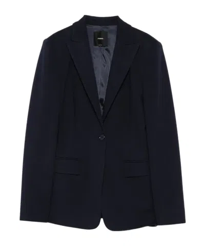 Pinko Single-button Blazer In Blue