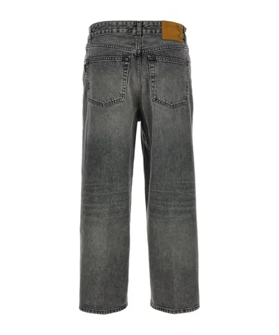 Haikure Grey Flanel Jeans Belt Loops In Black