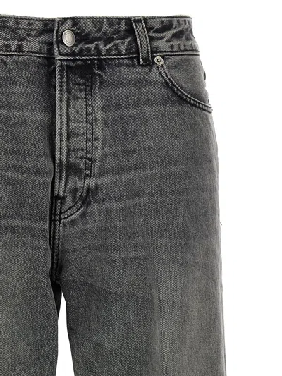 Haikure Grey Flanel Jeans Belt Loops In Black