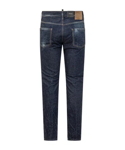 Dsquared2 Straight Jeans In Blue