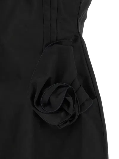 Magda Butrym Mini Dress With Rosehip Detail In Black