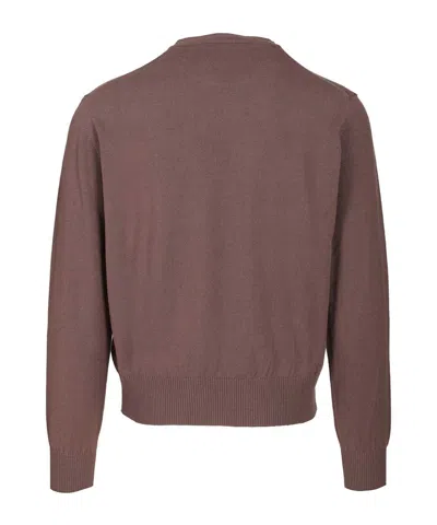 Vivienne Westwood Alex Round Neck Knitwear Brown In Brown