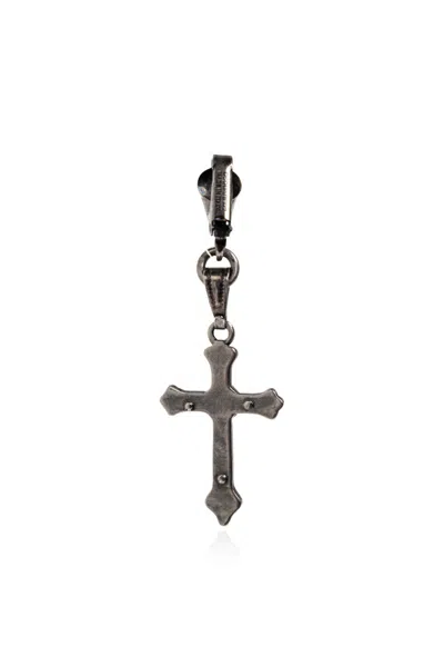 Dsquared2 Cross Earring In Black