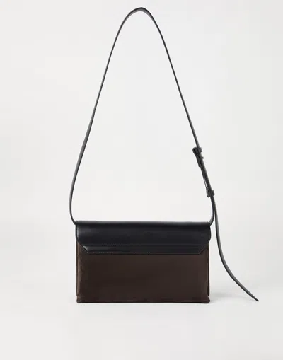 Brunello Cucinelli Sartorial Shoulder Bag In Brown