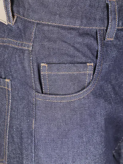 Uma Wang Patch-pocket Straight-leg Trousers In Purple