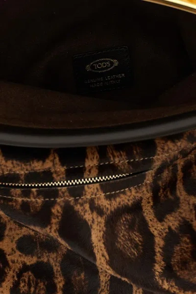 Tod's Tods Tod S Magenta Bag Flap Shoulder Bag In Black