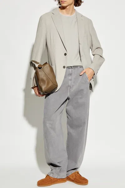 Eleventy Single-breasted Blazer In White