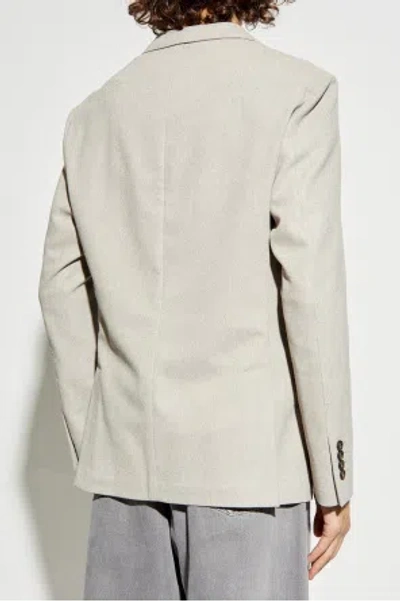 Eleventy Single-breasted Blazer In White