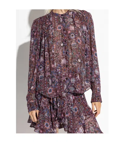 Isabel Marant Étoile Shirt Isabel Marant Etoile Woman Color Plum In Multi