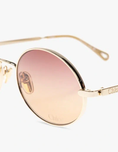 Chloé Full Frame Sunglasses In Pink