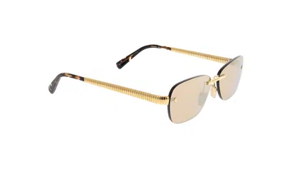 Bvlgari Rimless Sunglasses In Neutral