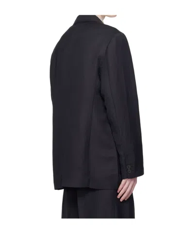 Studio Nicholson Button Blazer In Black