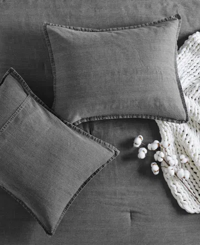 Woolrich Mckenzie Twill Washed 3-pc. Comforter Set, Full/queen In Gray