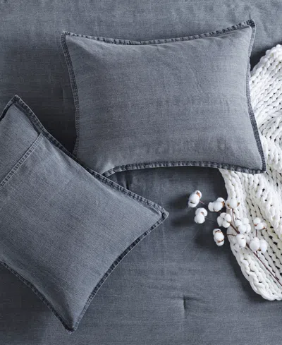 Woolrich Mckenzie Twill Washed 3-pc. Comforter Set, Full/queen In Gray