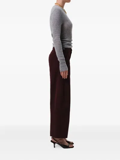 Citizen Of Humanity Citizens Of Humanity Ayla Cargo Pants In Burgundy
