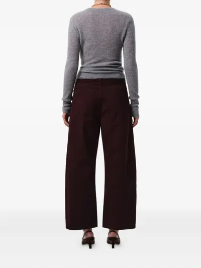 Citizen Of Humanity Citizens Of Humanity Ayla Cargo Pants In Burgundy