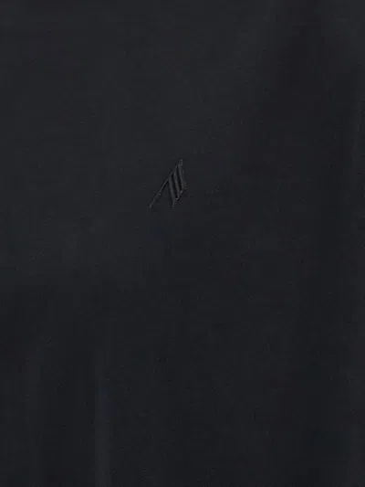 Attico Light Jersey Tank Top In Black