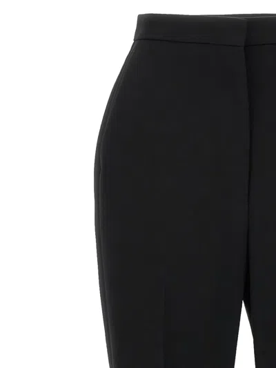 Givenchy Wool Trousers With High Waist And Wide Leg In Black