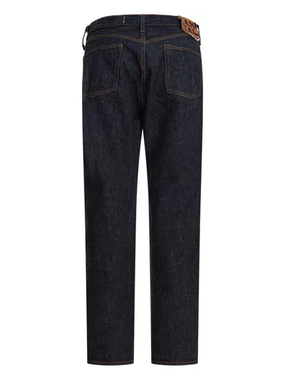 Kapital Contrast-stitch Cotton Jeans In Multi