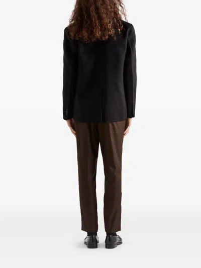 Prada Re-nylon Pants In Brown