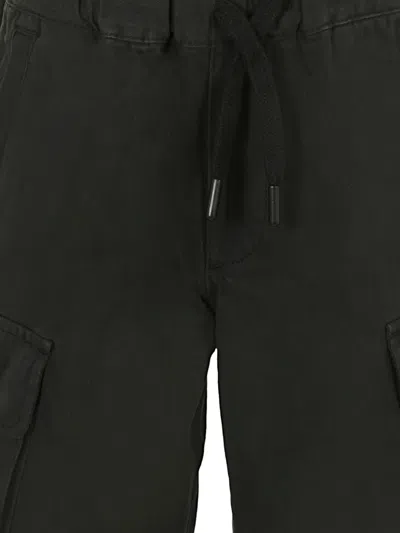 Diesel Cargo-pocket Drawstring Shorts In Black
