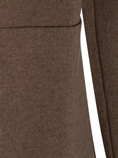 Lardini Two-button Patch-pockets Cardigan In Brown