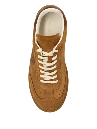 Isabel Marant Suede Perforated Sneakers Rubber Sole In Brown