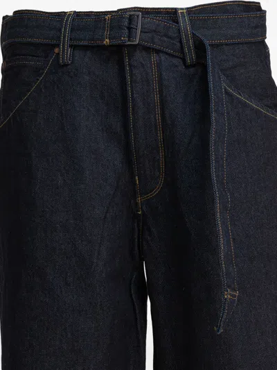 Levi's Belted Five-pocket Jeans In Black