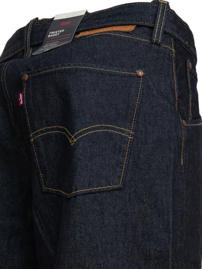 Levi's Belted Five-pocket Jeans In Black