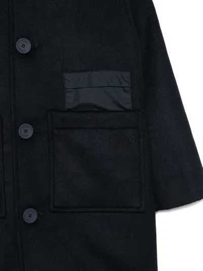 Aspesi Patch-pocket Coat In Black
