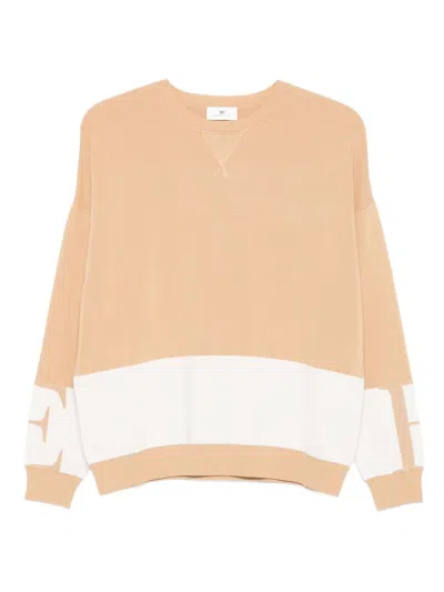 Elisabetta Franchi Suéter Cuello Redondo - Beis In Neutral