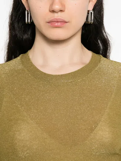 圆领亮片金葱T恤