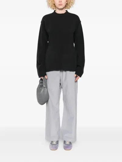 Sofie D'hoore Round-neck Wool Sweater In Black