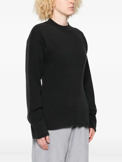 Sofie D'hoore Round-neck Wool Sweater In Black