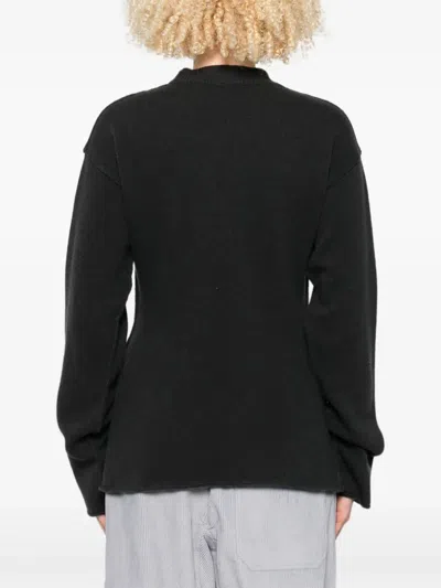 Sofie D'hoore Round-neck Wool Sweater In Black