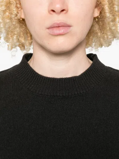 Sofie D'hoore Round-neck Wool Sweater In Black