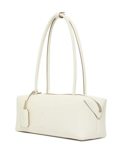 Max Mara Top-handle Zip-fastening Shoulder Bag In Neutral