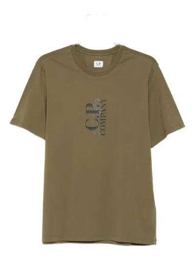 C.p. Company T-shirt C. P. Company Men Color Green In Green