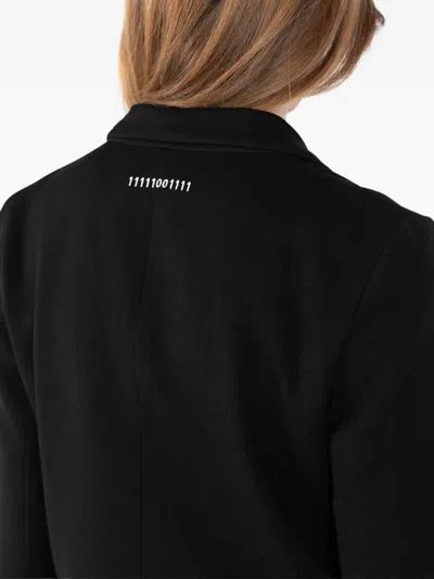 Société Anonyme Pocket-detail Two-button Jacket In Black