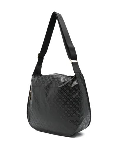 Gherardini Grey Shoulder Bag With Adjustable Strap In Gray